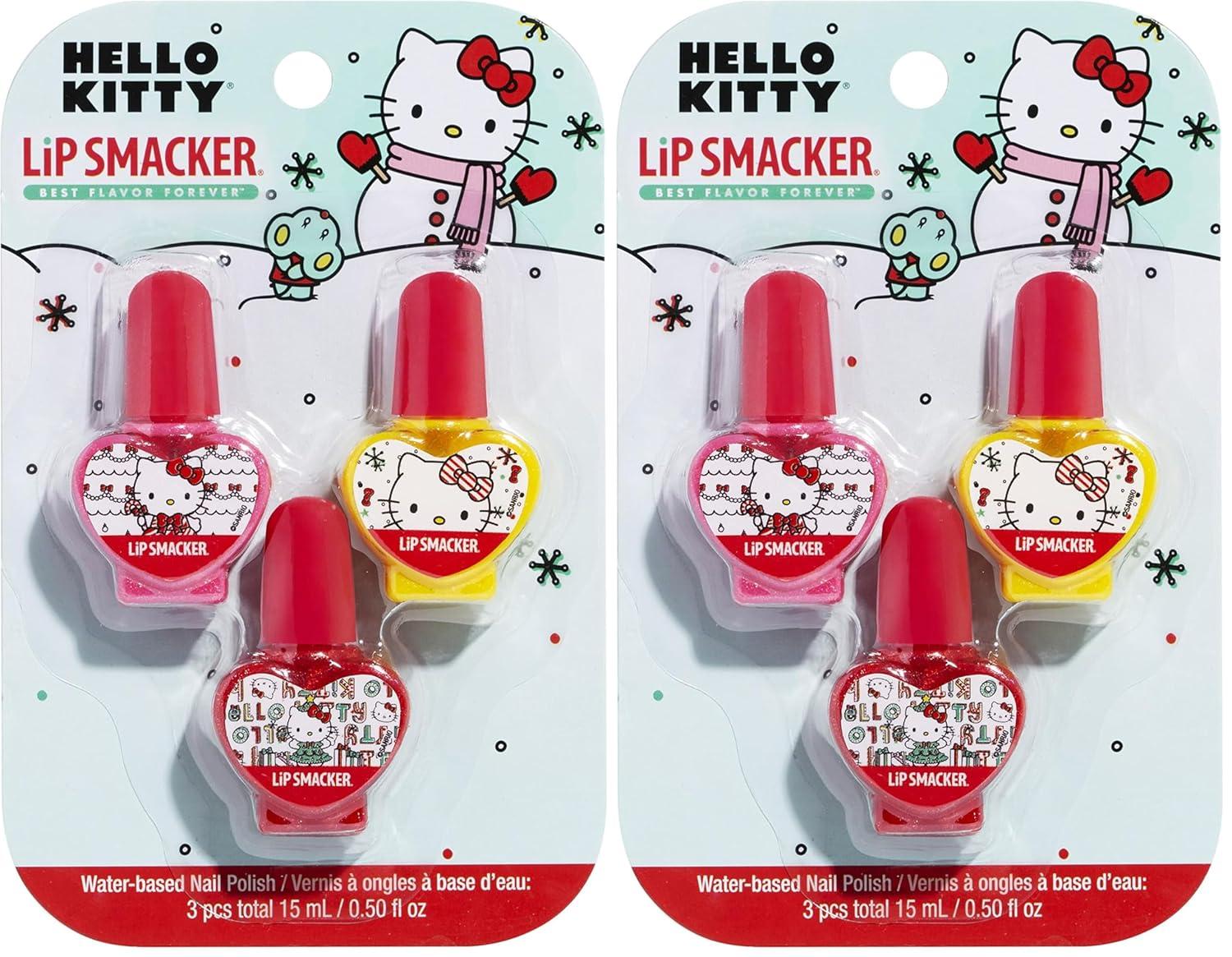 image:imageLip Smacker 9Piece Beauty Collection Set MermaidThemed Makeup Includes Lip Balms Glosses and Nail Polishes Fun Flavors CrueltyFree amp VeganHoliday Hello Kitty
