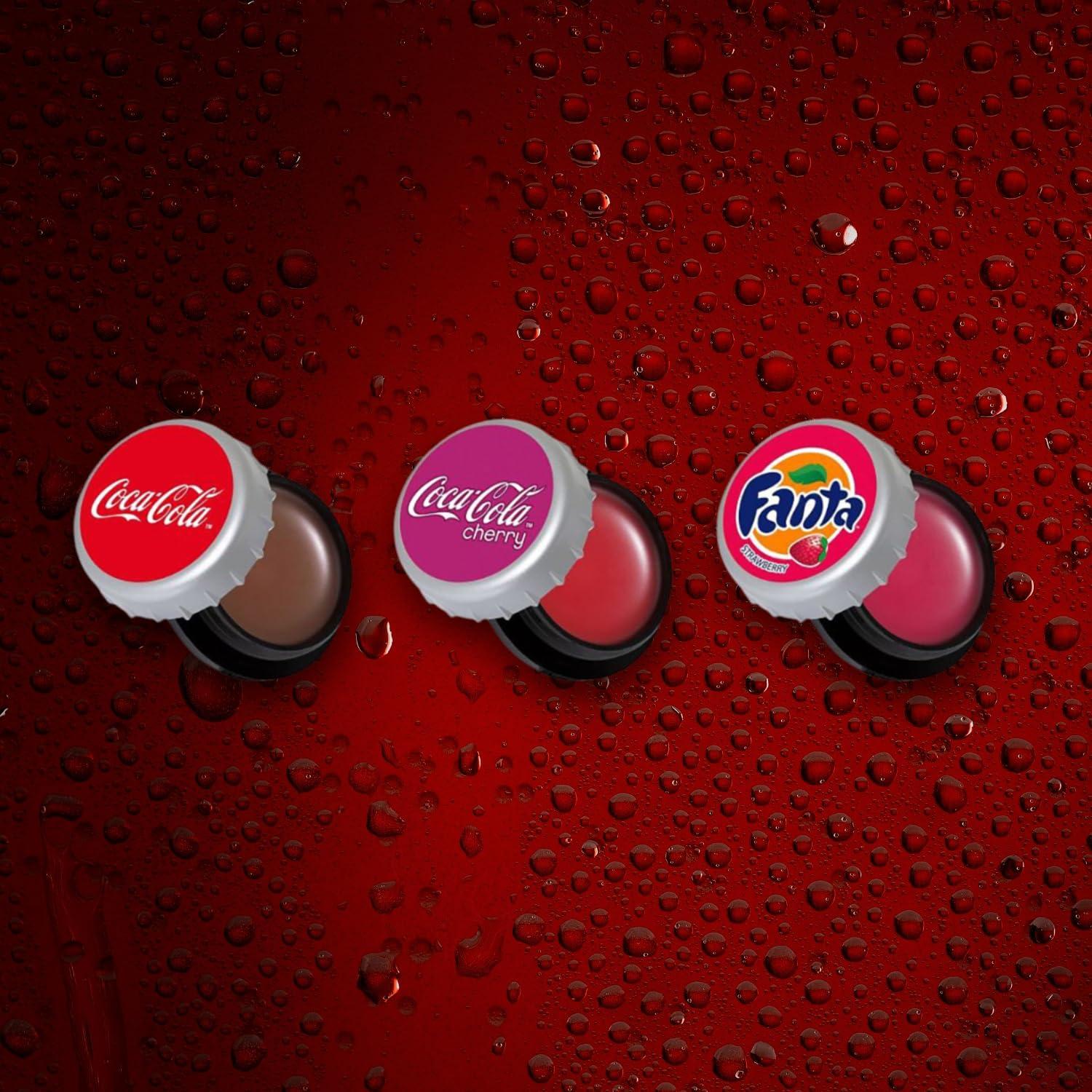 image:imageLip Smacker Coca Cola Collection Moisturizing Soothing Coke Bottle Caps TrioCocaColas Fanta