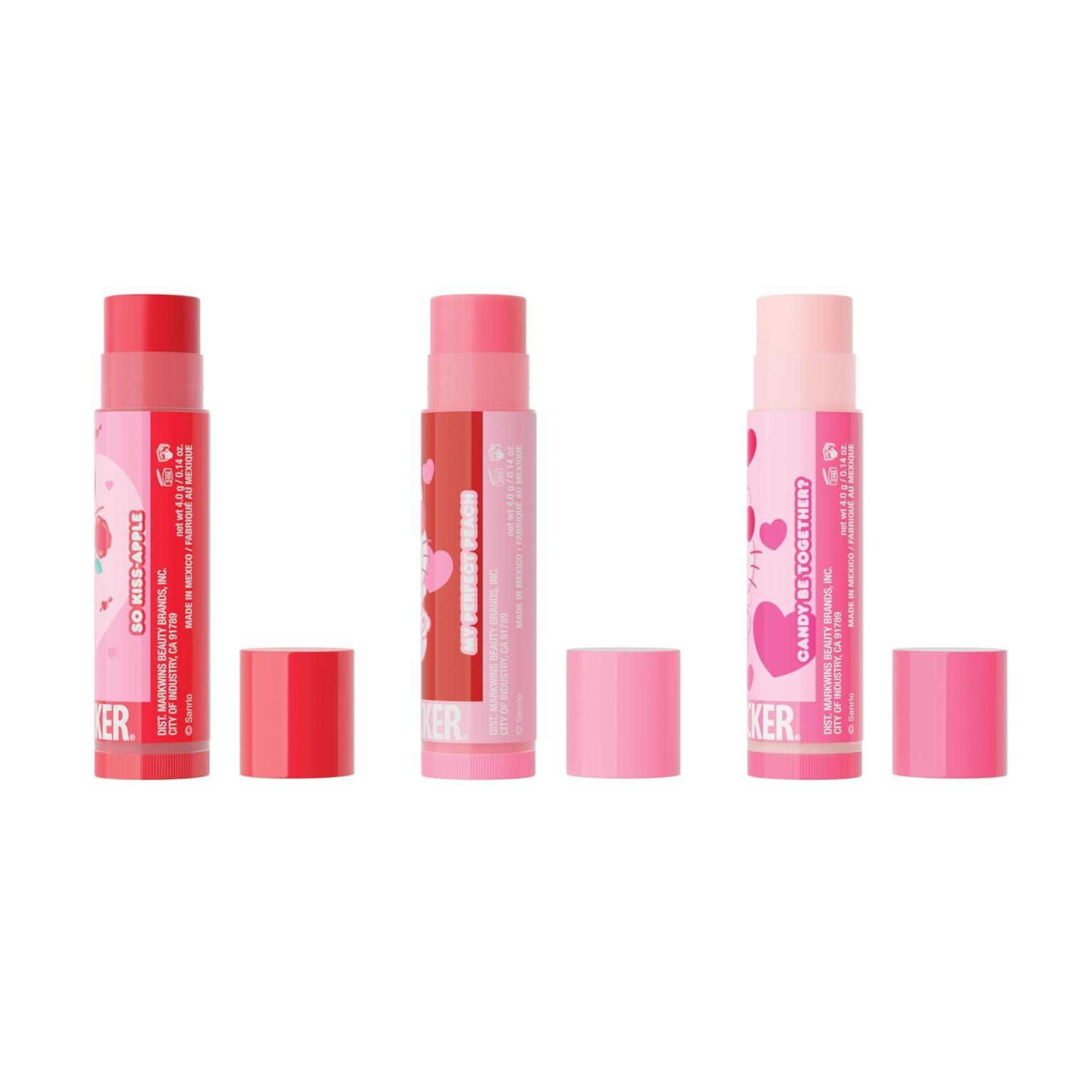 image:imageLip Smacker Coca Cola Collection Moisturizing Soothing Coke Bottle Caps TrioHello Kitty