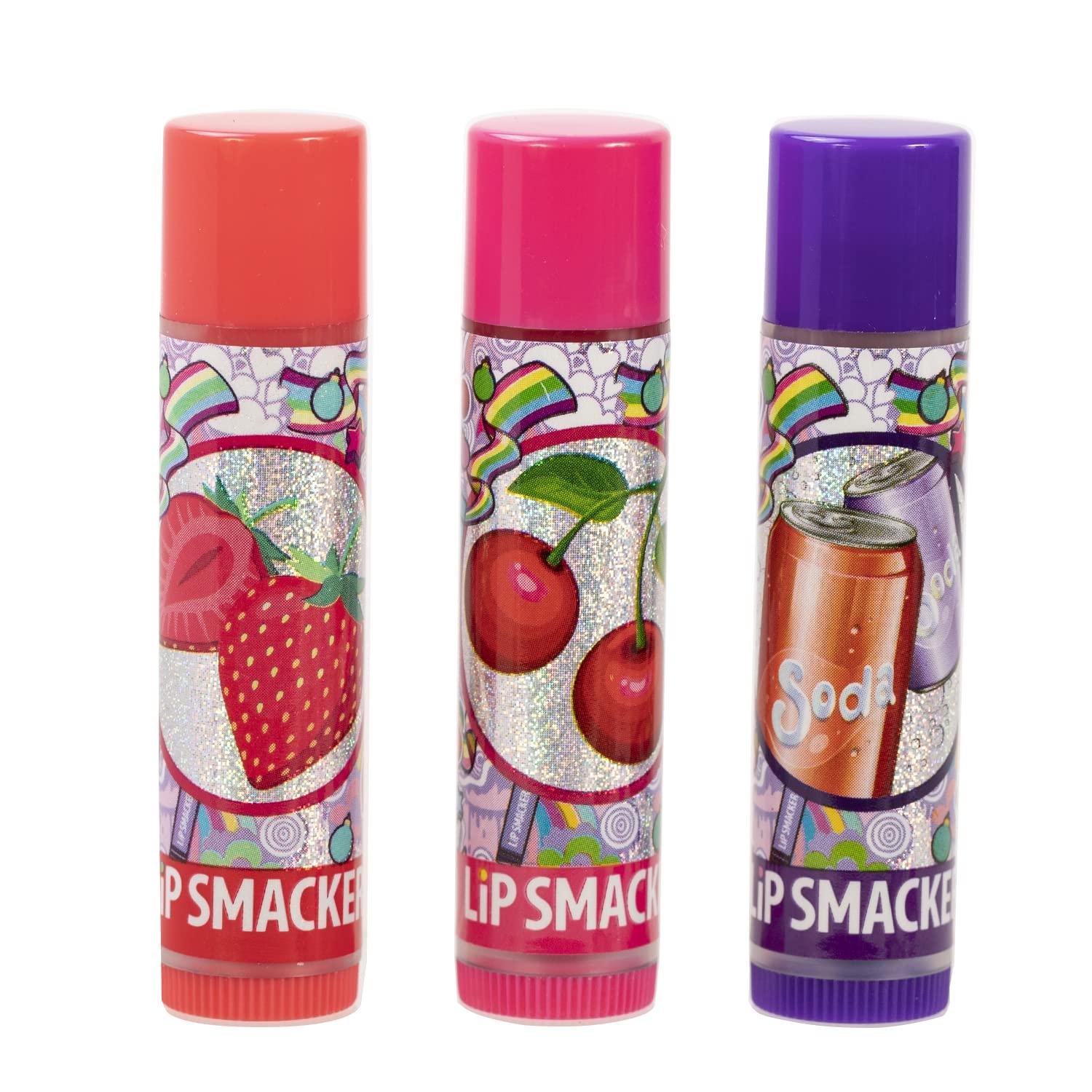 image:imageLip Smacker Coca Cola Collection Moisturizing Soothing Coke Bottle Caps TrioSoda Pop Cherry Icy Strawberry