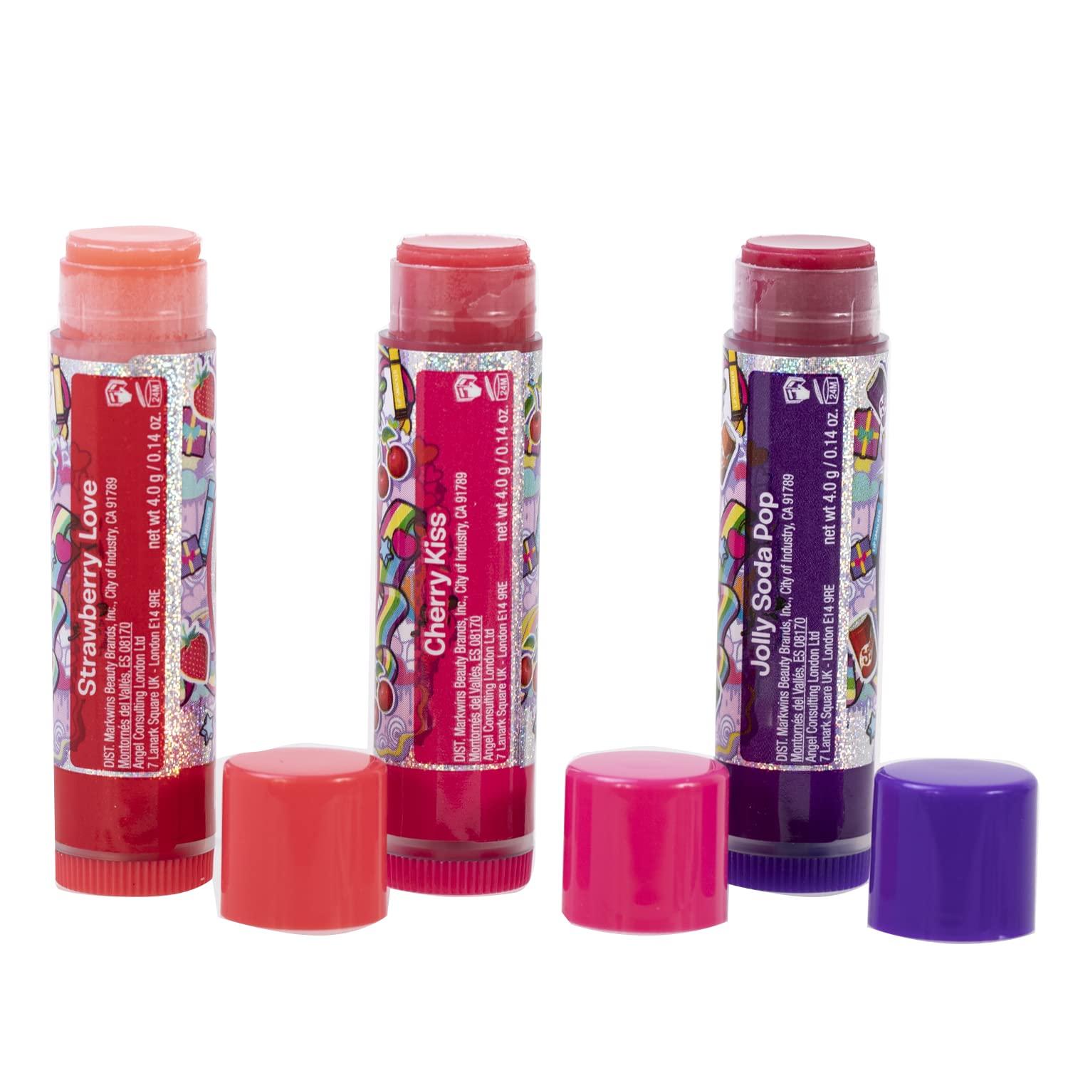 image:imageLip Smacker Coca Cola Collection Moisturizing Soothing Coke Bottle Caps TrioSoda Pop Cherry Icy Strawberry