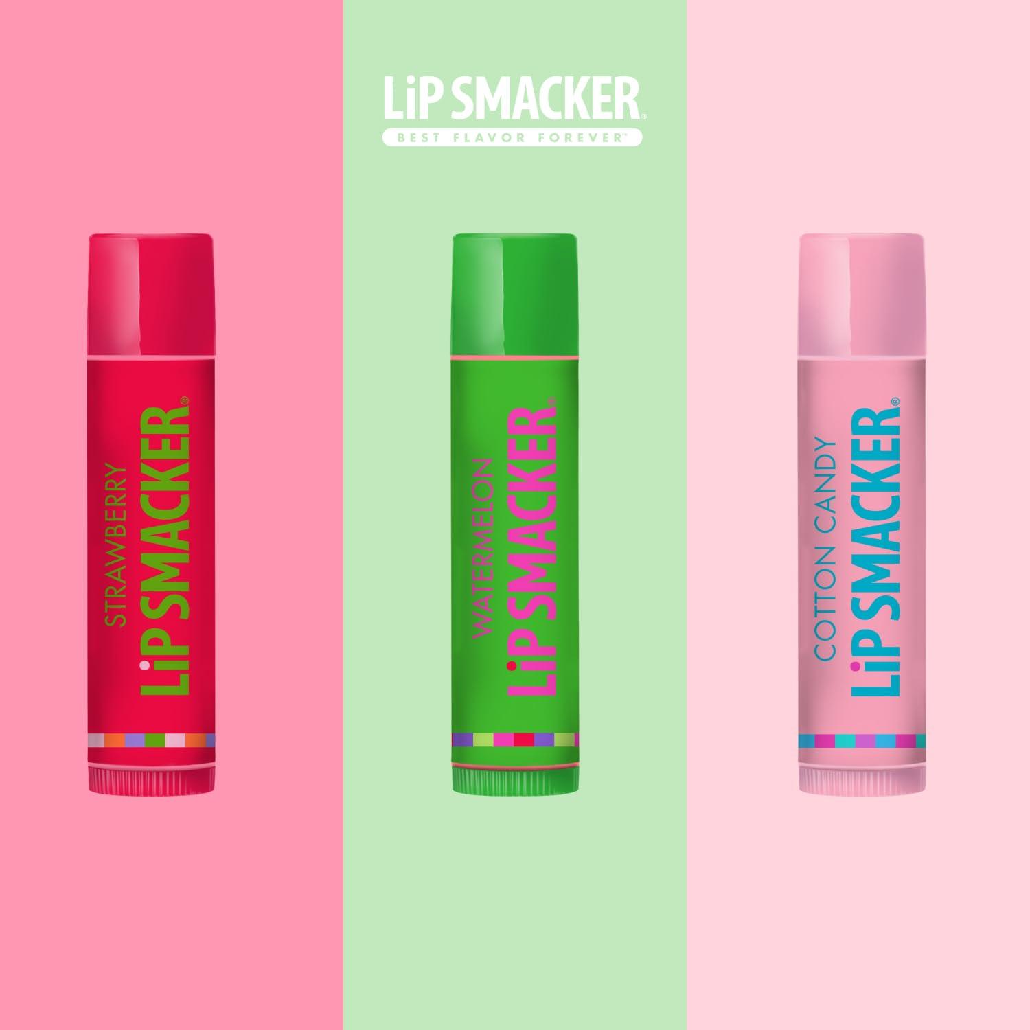 image:imageLip Smacker Coca Cola Collection Moisturizing Soothing Coke Bottle Caps TrioStrawberry Cotton Candy Watermelon