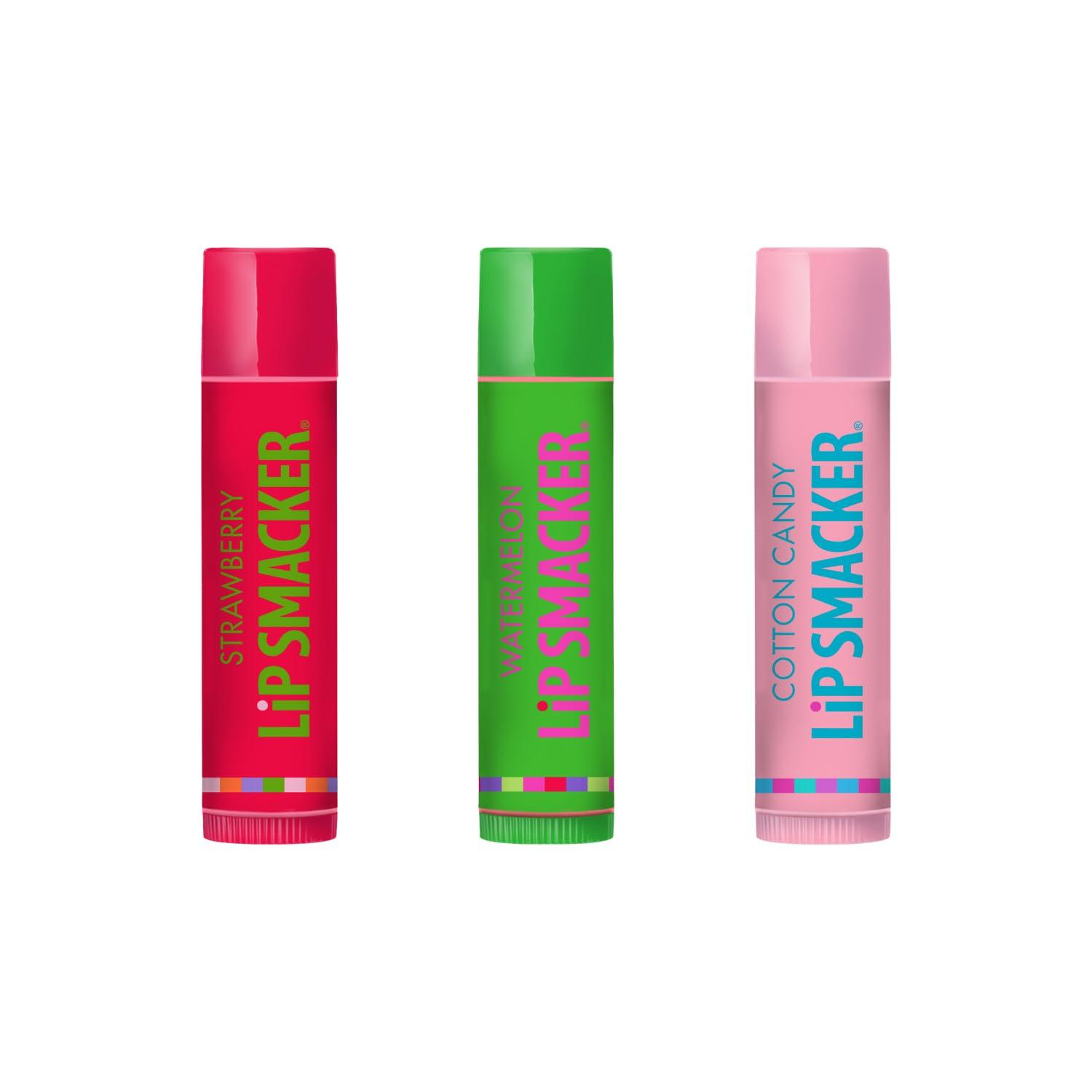image:imageLip Smacker Coca Cola Collection Moisturizing Soothing Coke Bottle Caps TrioStrawberry Cotton Candy Watermelon