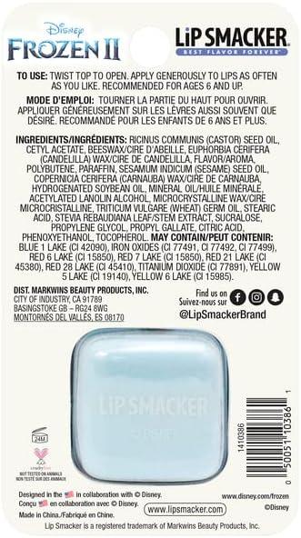 image:imageLip Smacker Disney Frozen 2 Cube Keychain Flavored Lip Balm Elsa In My EleMint Clear For Kids