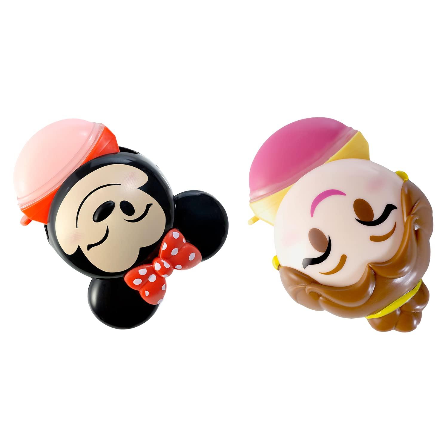 image:imageLip Smacker Disney Minnie Mouse and Beauty And The Beast Belle Emoji Lip Balm Duo Flavored Strawberry Lemonade Bownade 2 Pack