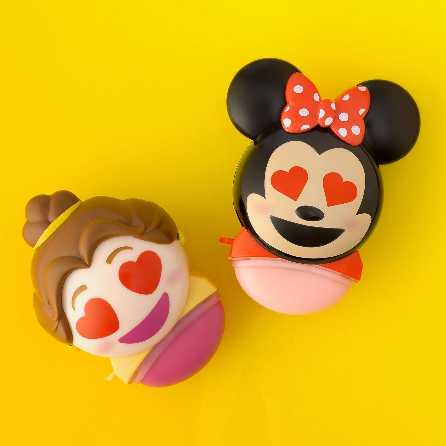 image:imageLip Smacker Disney Minnie Mouse and Beauty And The Beast Belle Emoji Lip Balm Duo Flavored Strawberry Lemonade Bownade 2 Pack
