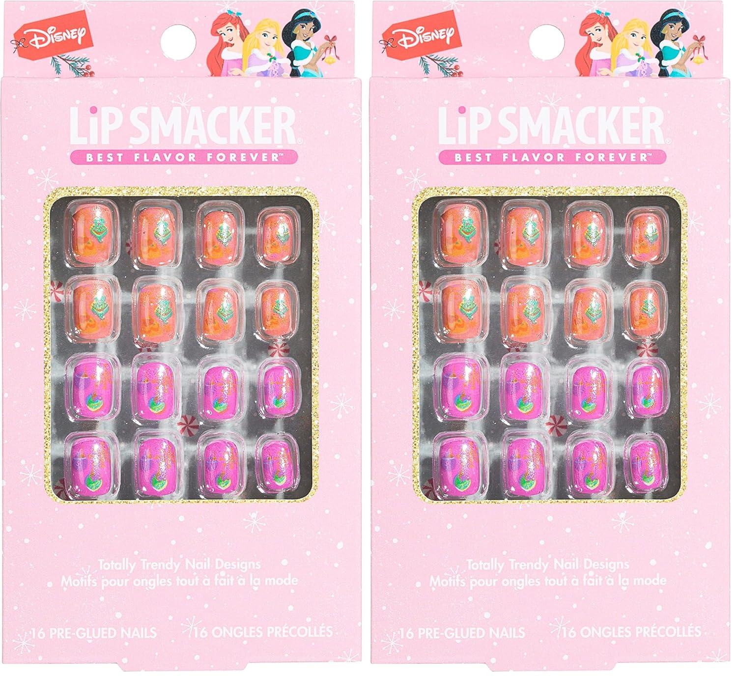 image:imageLip Smacker Disney Princess Holiday Press On Nails Stocking Christmas Gifts For Girls KidsDisney Princess