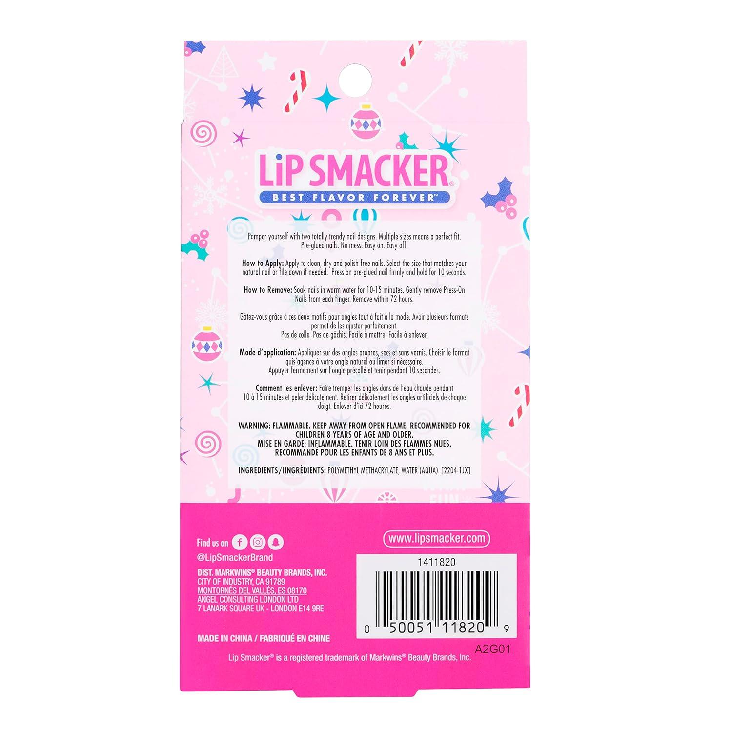 image:imageLip Smacker Disney Princess Holiday Press On Nails Stocking Christmas Gifts For Girls KidsOB