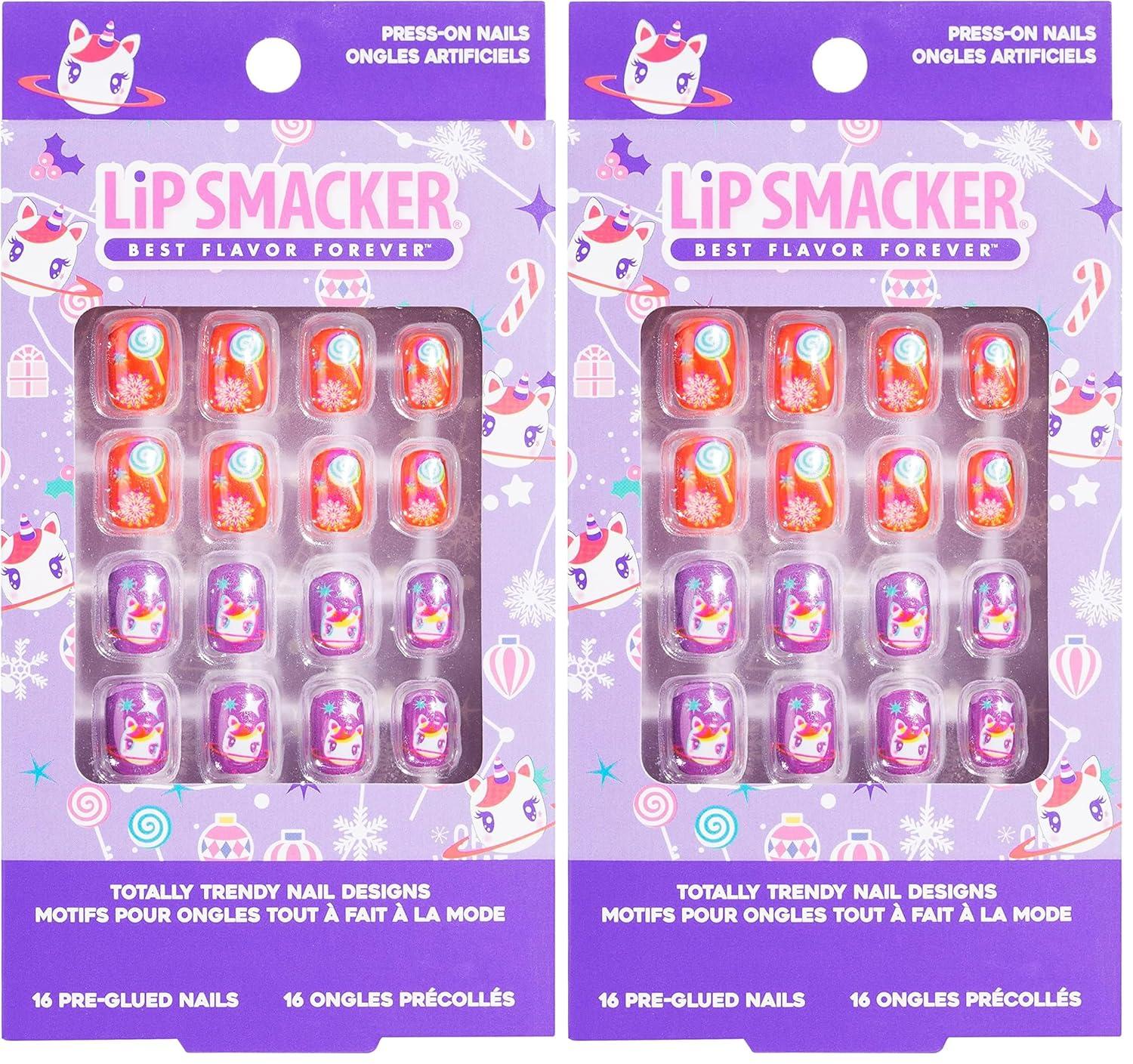 image:imageLip Smacker Disney Princess Holiday Press On Nails Stocking Christmas Gifts For Girls KidsUnicorn