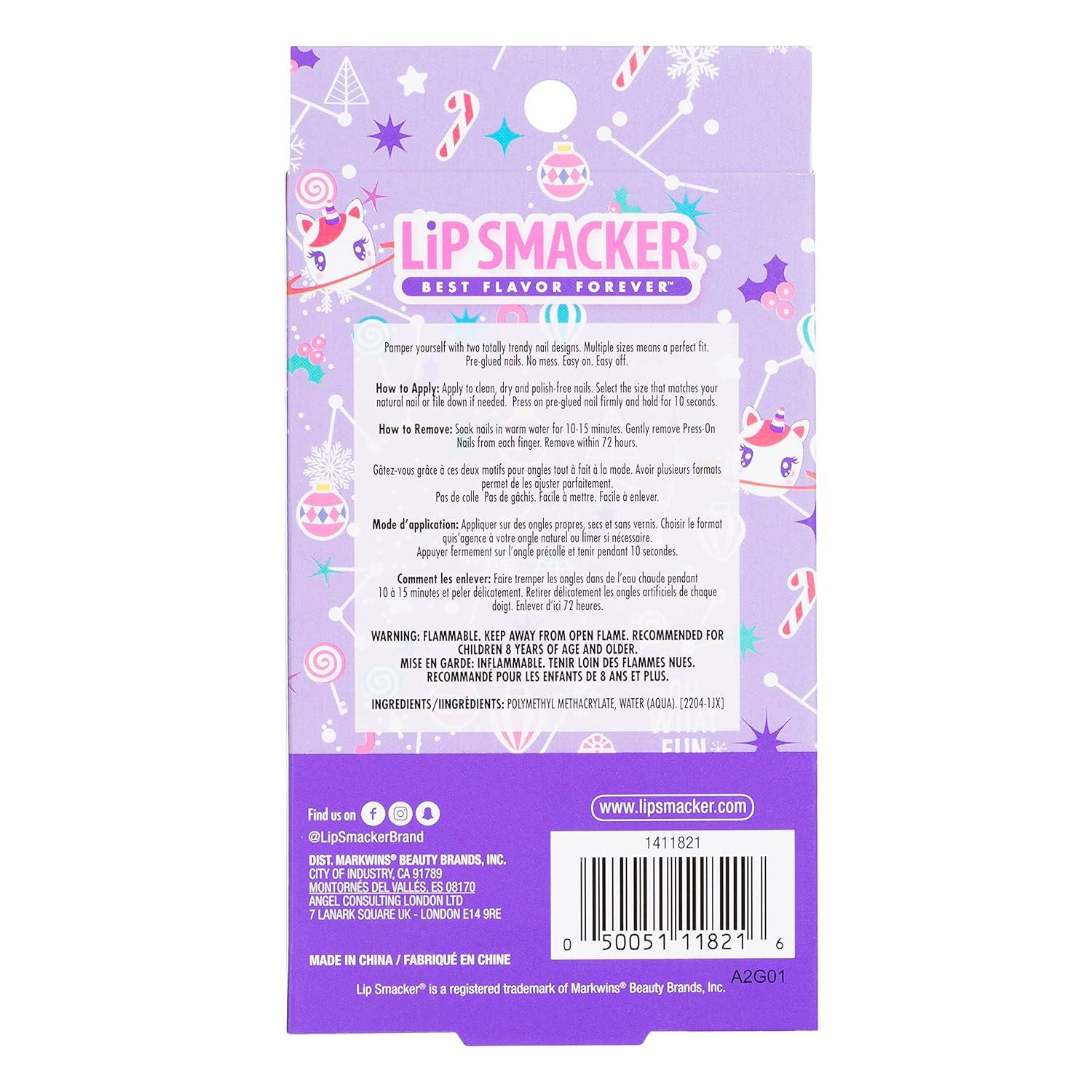 image:imageLip Smacker Disney Princess Holiday Press On Nails Stocking Christmas Gifts For Girls KidsUnicorn