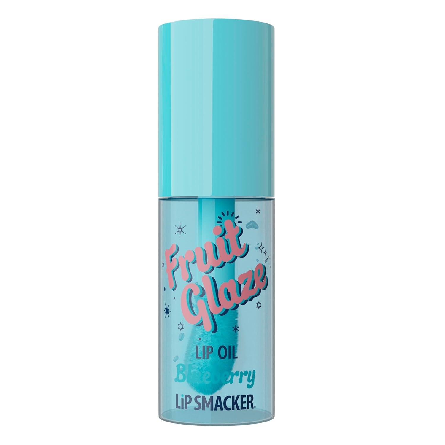 image:imageLip Smacker Fruit Glaze Lip Oil UltraHydrating amp Moisturizing with HighShine Finish Plush Applicator for Effortless Glide Delicious NonSticky Flavor GrapeBlueberry