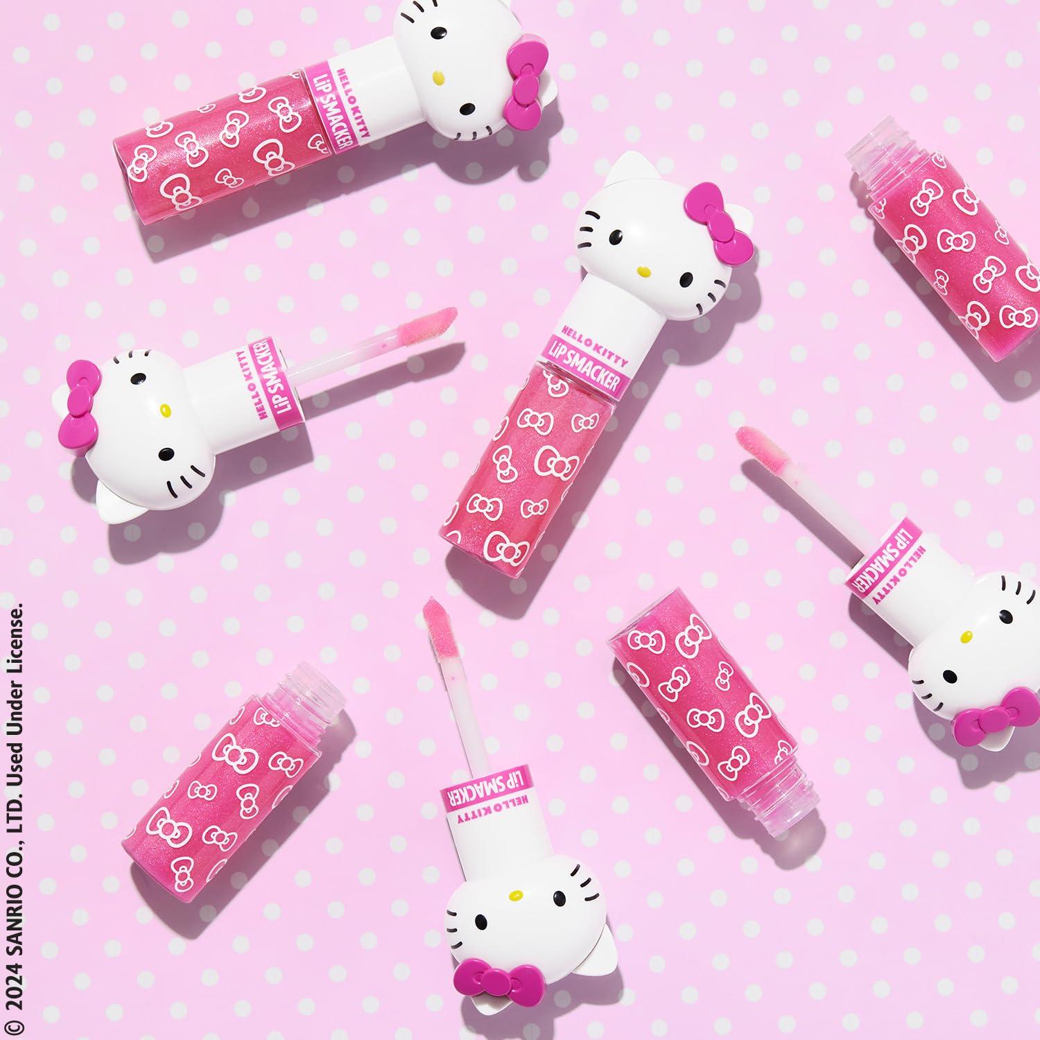 image:imageLip Smacker Lippy Pals Swirls Sanrio Hello Kitty Flavored Moisturizing amp Smoothing Soft Shine Lip Balm Hydrating amp Protecting Fun Tasty Glossy Finish CrueltyFree amp Vegan Cheerful Cherry KiwiKiwi