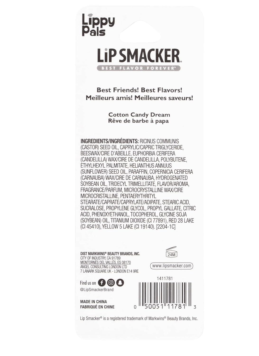 image:imageLip Smacker Lippy Pals Unicorn Flavored Moisturizing amp Smoothing Soft Shine Lip Balm Hydrating amp Protecting Fun Tasty Flavors CrueltyFree amp Vegan Unicorn MagicCotton Candy Dream