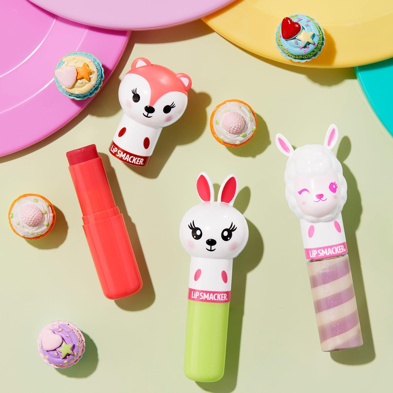 image:imageLip Smacker Lippy Pals Unicorn Flavored Moisturizing amp Smoothing Soft Shine Lip Balm Hydrating amp Protecting Fun Tasty Flavors CrueltyFree amp Vegan Unicorn MagicFoxy Apple Hoppy Carrot Cake Strawberry Llama