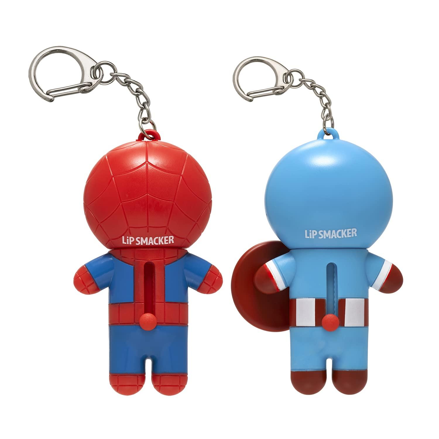image:imageLip Smacker Marvel keychain lip balm for kids Spiderman amp Captain AmericaSpiderman Captain America