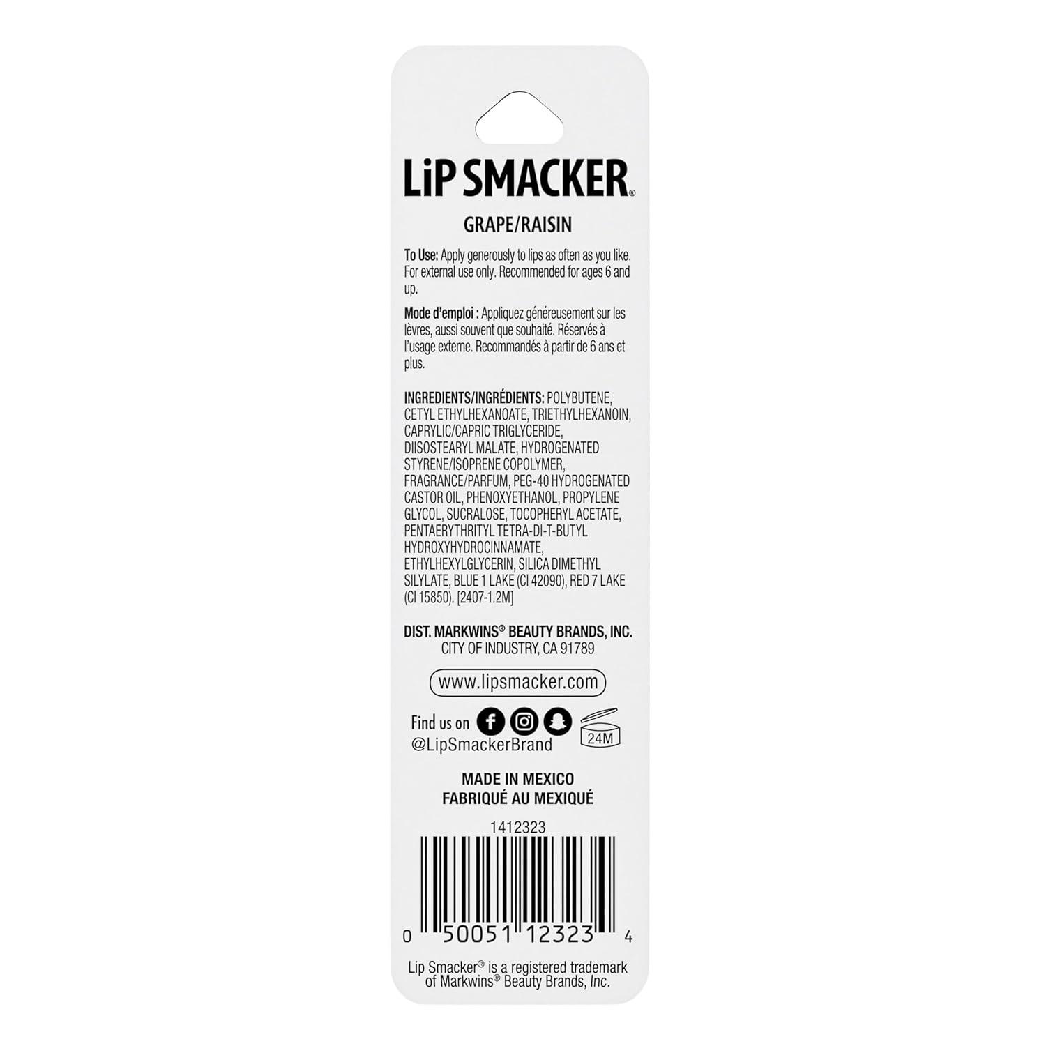 image:imageLip Smacker Rolly Lip Gloss Classic RollerBall Design for a Cooling Sensation Hydrating amp Moisturizing Shine PeachGrape