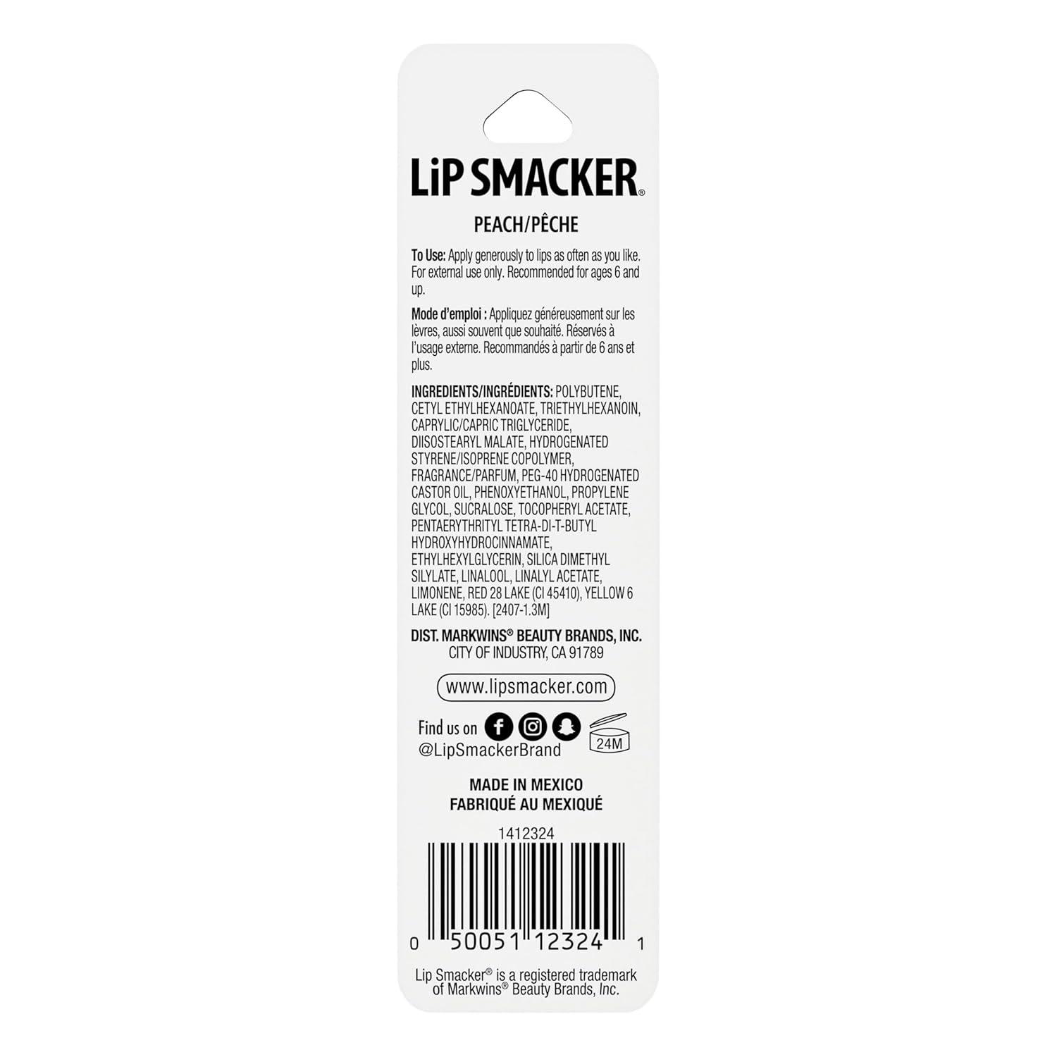 image:imageLip Smacker Rolly Lip Gloss Classic RollerBall Design for a Cooling Sensation Hydrating amp Moisturizing Shine PeachPeach
