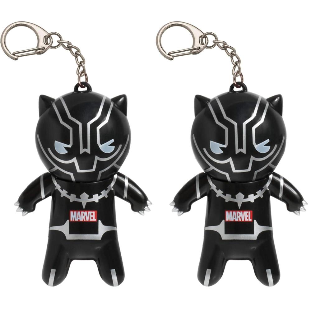 image:imageLip Smacker Marvel keychain lip balm for kids Spiderman amp Captain AmericaBlack Panther