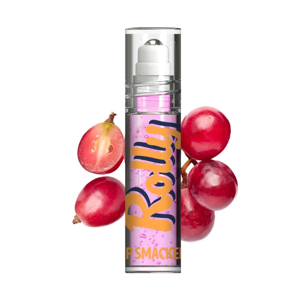 image:imageLip Smacker Rolly Lip Gloss Classic RollerBall Design for a Cooling Sensation Hydrating amp Moisturizing Shine  PeachGrape