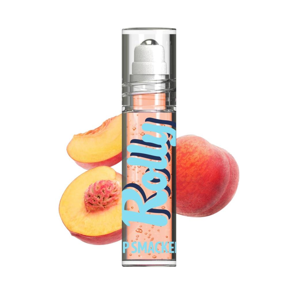 image:imageLip Smacker Rolly Lip Gloss Classic RollerBall Design for a Cooling Sensation Hydrating amp Moisturizing Shine PeachPeach