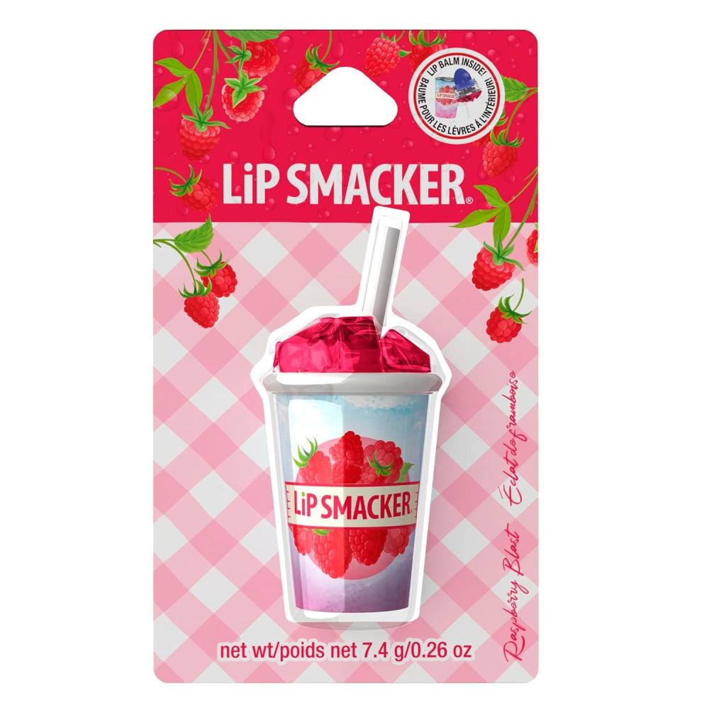 image:imageLip Smacker Summer Refresher Lip Balm Moisturizing Collectible Beverage Cup Design Sheer Finish for Smooth Lips Raspberry BlastRaspberry Blast