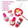 Lip Smacker 9-Piece Beauty Collection Set, Mermaid-Themed Makeup, Includes Lip Balms, Glosses, and Nail Polishes, Fun Flavors, Cruelty-Free & Vegan(Sanrio Hello Kitty Makeup Set)