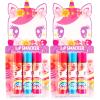 Lip Smacker Coca Cola Collection – Moisturizing, Soothing Coke Bottle Caps Trio(Unicorn Delight  Rainbow Berry  Enchanting Cherry)