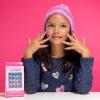 Lip Smacker Disney Princess Holiday Press On Nails Stocking Christmas Gifts For Girls Kids(O&B)