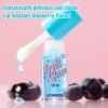 Lip Smacker Fruit Glaze Lip Oil, Ultra-Hydrating & Moisturizing with High-Shine Finish, Plush Applicator for Effortless Glide, Delicious Non-Sticky Flavor – Grape(Blueberry)