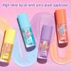 Lip Smacker Fruit Glaze Lip Oil, Ultra-Hydrating & Moisturizing with High-Shine Finish, Plush Applicator for Effortless Glide, Delicious Non-Sticky Flavor – Grape(Grape)
