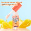 Lip Smacker Fruit Glaze Lip Oil, Ultra-Hydrating & Moisturizing with High-Shine Finish, Plush Applicator for Effortless Glide, Delicious Non-Sticky Flavor – Grape(Peach)