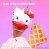 Lip Smacker Hello Kitty Lip Balm, Peach Gummy Flavored Moisturizing, Smoothing Soft Shine, Hydrating & Protecting Fun Tasty Flavors, Cruelty-Free – Positively Peach(Ice Cream)