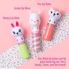 Lip Smacker Lippy Pals Unicorn, Flavored Moisturizing & Smoothing Soft Shine Lip Balm, Hydrating & Protecting Fun Tasty Flavors, Cruelty-Free & Vegan – Unicorn Magic(Foxy Apple  Hoppy Carrot Cake  Strawberry Llama)