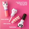 Lip Smacker Lippy Pals Unicorn, Flavored Moisturizing & Smoothing Soft Shine Lip Balm, Hydrating & Protecting Fun Tasty Flavors, Cruelty-Free & Vegan – Unicorn Magic(Foxy Apple  Hoppy Carrot Cake  Straw)