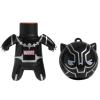 Lip Smacker Marvel Guardians of the Galaxy Lippy Pals, Clear & Glossy, Fun & Giftable, Cruelty Free – Groot Beer (Keychain)(Black Panther)