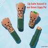 Lip Smacker Marvel Guardians of the Galaxy Lippy Pals, Clear & Glossy, Fun & Giftable, Cruelty Free – Groot Beer (Keychain)(Groot Beer)