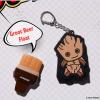 Lip Smacker Marvel Guardians of the Galaxy Lippy Pals, Clear & Glossy, Fun & Giftable, Cruelty Free – Groot Beer (Keychain)(Groot Beer (Keychain))