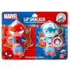 Lip Smacker Marvel, keychain, lip balm for kids – Spiderman & Captain America(Spiderman & Captain America)