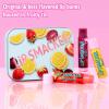 Lip Smacker Nostalgia Lip Balm Trio Tin, Original & Best Flavors, Grape, Lemon, and Strawberry, Moisturizing & Hydrating Lip Care, Clear Glossy Finish, Fun & Collectible Gift Set for All Ages(Grape  Lemon  and Strawberry)