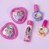 Lip Smacker Pink Lemonade Glam Bag Makeup Set for Girls | Lip Balm, Lip Gloss, Nail Polish, & Lotion | Christmas Make Up Collection | Holiday Present | Gift for Girls | Set of 4(Ariel  Rapunzel  Cinderella  and Belle Collection)