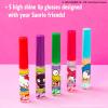 Lip Smacker Sanrio Hello Kitty and Friends Flavored Liquid Lip Gloss | Dry Lips | For Kids, Men, Women | Stocking Stuffer | Christmas Gift | Set of 5