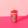 Lip Smacker Summer Refresher Lip Balm, Moisturizing, Collectible Beverage Cup Design, Sheer Finish for Smooth Lips – Raspberry Blast(Red – Strawberry Fanta Strawberry)