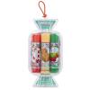 Lip Smacker Coca Cola Collection – Moisturizing, Soothing Coke Bottle Caps Trio(Candy Cane  Caramel  Candy Apple)
