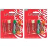 Lip Smacker Coca Cola Collection, lip balm for kids – Coca Cola, Coke Vanila, Sprite, Orange Fanta(0.56 Ounce (Pack of 2))