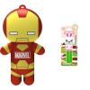 Lip Smacker Marvel, keychain, lip balm for kids – Spiderman & Captain America(Iron Man+ Hoppy Carrot Cake)