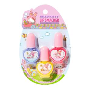 Lip Smacker 9-Piece Beauty Collection Set, Mermaid-Themed Makeup, Includes Lip Balms, Glosses, and Nail Polishes, Fun Flavors, Cruelty-Free & Vegan(Hello Kitty – Easter)