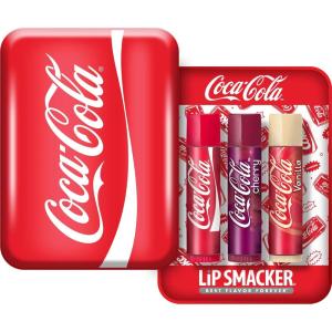 Lip Smacker Coca Cola Collection – Moisturizing, Soothing Coke Bottle Caps Trio(Classic Coke  Cherry Coke & Vanilla Coke)