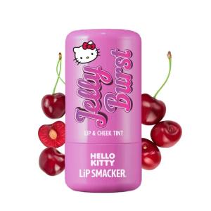 Lip Smacker Hello Kitty So Jelly Lip & Cheek Tint, Moisturizing Sheer & Buildable Color, Fun Bouncy Jelly Texture, Sweet Apple Flavor – Apple(Cherry)