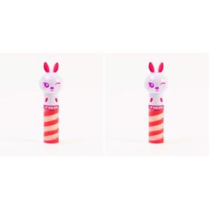 Lip Smacker Lippy Pals Swirls, Sanrio Hello Kitty, Flavored Moisturizing & Smoothing Soft Shine Lip Balm, Hydrating & Protecting Fun Tasty Glossy Finish, Cruelty-Free & Vegan – Cheerful Cherry, Kiwi(Hopping Caramel Corn)