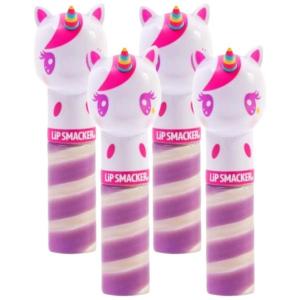 Lip Smacker Lippy Pals Swirls, Sanrio Hello Kitty, Flavored Moisturizing & Smoothing Soft Shine Lip Balm, Hydrating & Protecting Fun Tasty Glossy Finish, Cruelty-Free & Vegan – Cheerful Cherry, Kiwi(Unicorn Frosting)